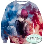 My Hero Academia Hoodies - Super Skilled Half Cold Half Hot Hero Shoto Ultimate Zip Up Hoodie