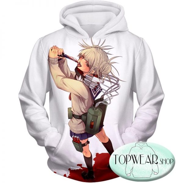 My Hero Academia Hoodies - Transforming Villain Toga Himiko Pullover Hoodia