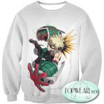 My Hero Academia Hoodies - U.A Hero Student Katsuki Bakugo Action Zip Up Hoodie