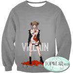 My Hero Academia Hoodies - Villain Vangaurd Action Squad Himiko Toga Zip Up Hoodie