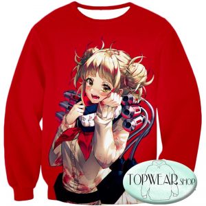 My Hero Academia Sweatshirts - Cute Anime Villain Himiko Toga Awesome Sweatshirt