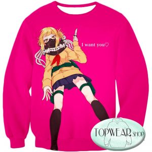 My Hero Academia Sweatshirts - CVillain Himiko Toga Ultimate Anime Sweatshirt