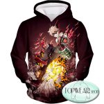My Hero Academia Sweatshirts - Exploding Anime Hero Bakugo Katsuki Ultimate Action Sweatshirt