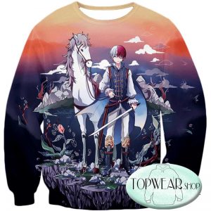 My Hero Academia Sweatshirts - Fictional Shoto Todoroki Fantasy Anime Sweatshirt