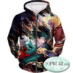 My Hero Academia Sweatshirts -  Izuki Midoriya One for All Quirk Sweatshirt