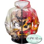 My Hero Academia Sweatshirts - Shoto Todoroki Half Cold Half Hot Hero Action Sweatshirt