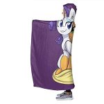 My Little Pony Hooded Blanket - 3D Print Fleece Wearable Hooded Blanket for Kids Teens Adults