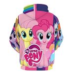 My Little Pony Hoodies - Pinkie Pie Fluttershy Unisex 3D Print Casual Pullover Sweater