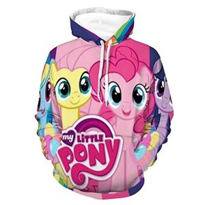 My Little Pony Hoodies - Pinkie Pie Fluttershy Unisex 3D Print Casual Pullover Sweater