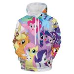 My Little Pony Hoodies - Unisex 3D Print Casual Pullover Sweater