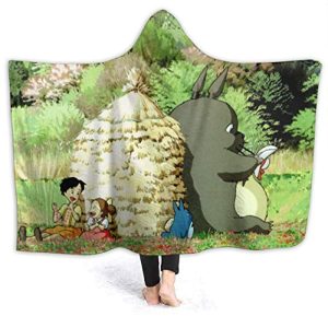 My Neighbor Totoro Hooded Blanket - Wearable 3D Hooded Fleece Blanket