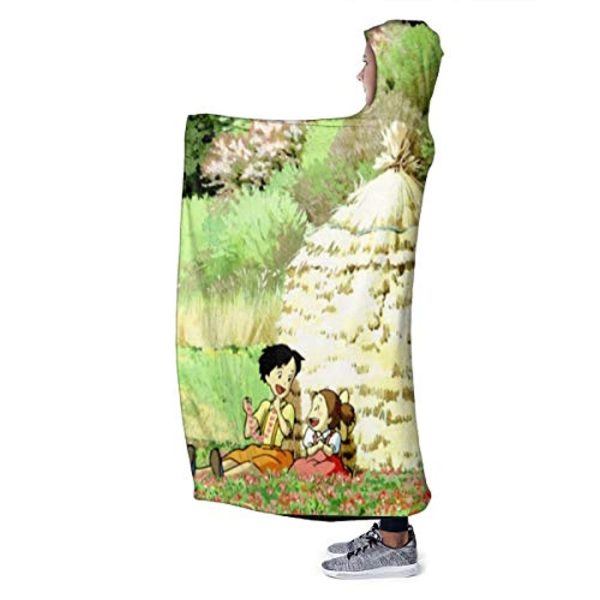 My Neighbor Totoro Hooded Blanket - Wearable 3D Hooded Fleece Blanket