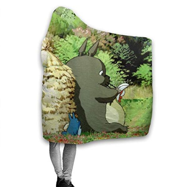 My Neighbor Totoro Hooded Blanket - Wearable 3D Hooded Fleece Blanket