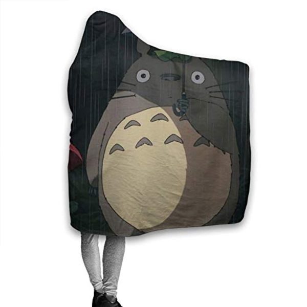 My Neighbor Totoro Hooded Blanket - Wearable 3D Hooded Fleece Blanket