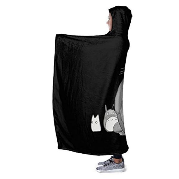 My Neighbor Totoro Hooded Blanket - Wearable 3D Hooded Fleece Blanket