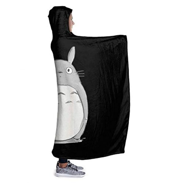 My Neighbor Totoro Hooded Blanket - Wearable 3D Hooded Fleece Blanket