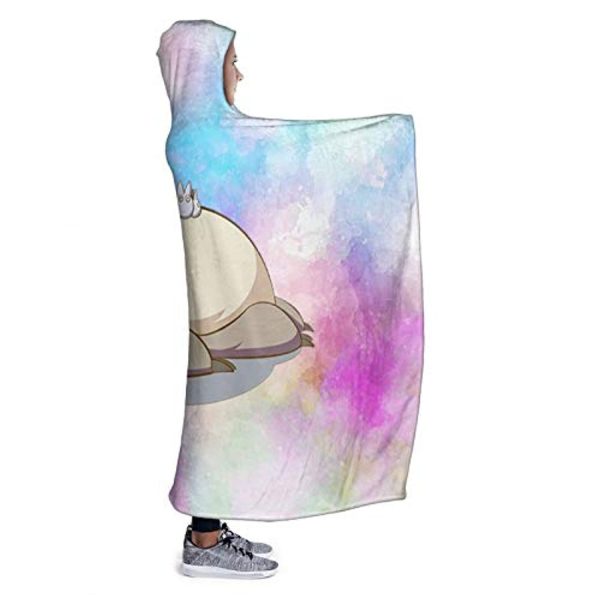 My Neighbor Totoro Hooded Blanket - Wearable 3D Hooded Fleece Blanket
