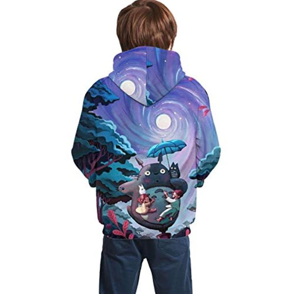 My Neighbor Totoro Hoodies - Teens Unisex 3D Hooded Sweatshirt