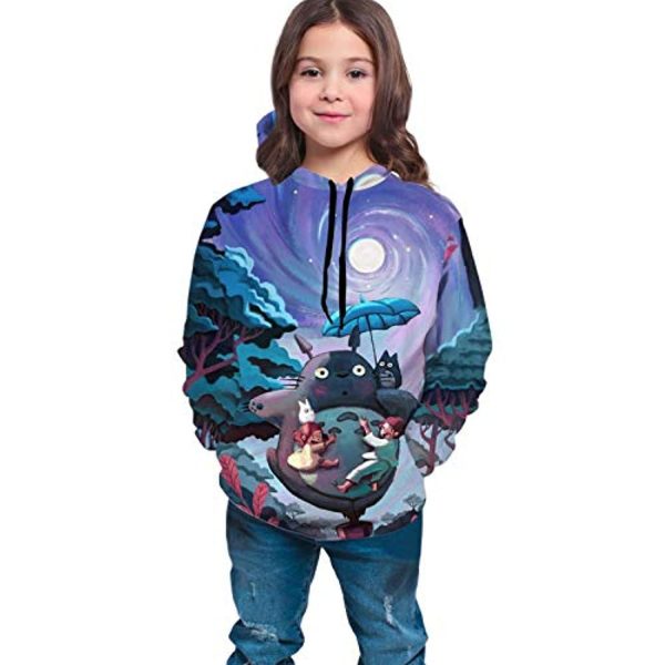My Neighbor Totoro Hoodies - Teens Unisex 3D Hooded Sweatshirt