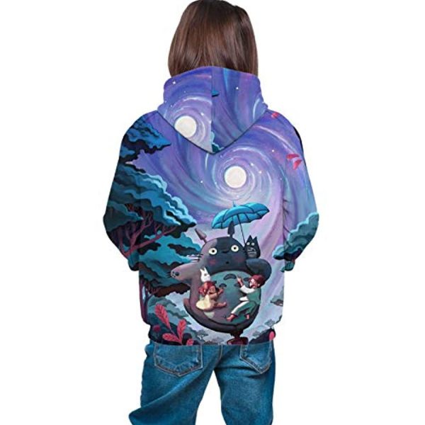 My Neighbor Totoro Hoodies - Teens Unisex 3D Hooded Sweatshirt
