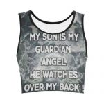 My Son is my Guardian Angles Hoodis - Pullover Black Hoodie