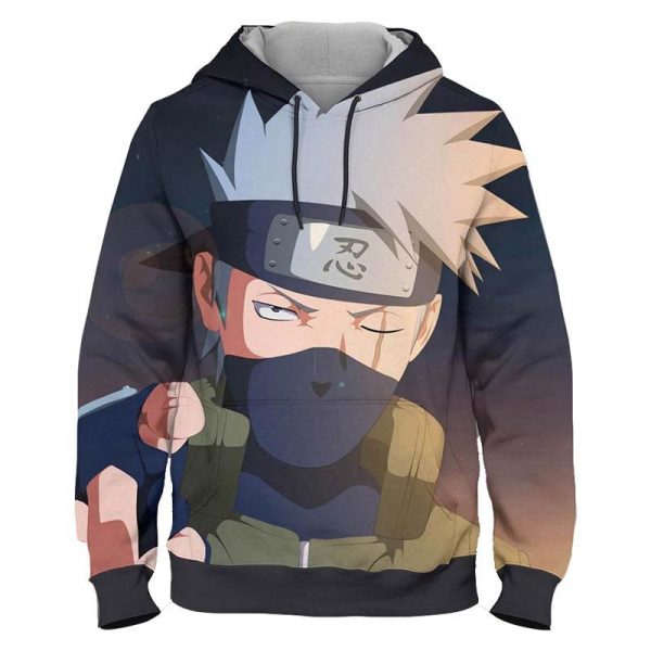 Naruto 3D Print Sweatshirts Anime Pullovers Hoodie