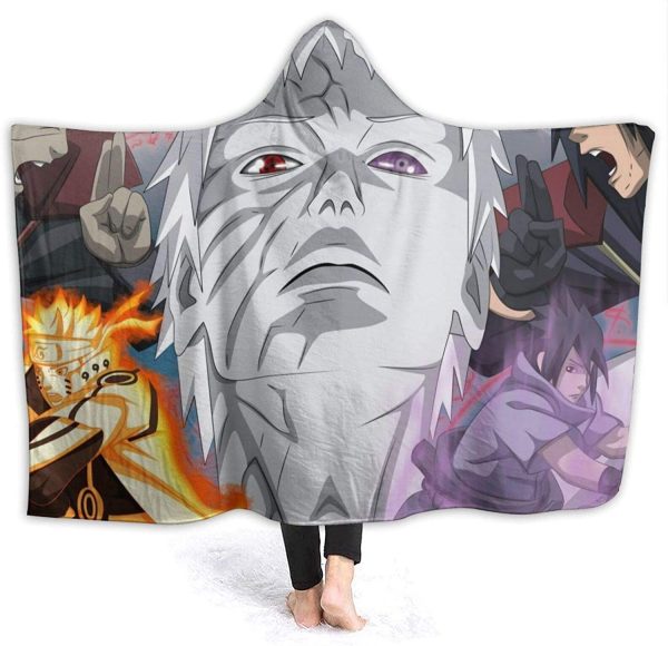 Naruto Fleece Flannel Blanket - Anime Hooded Blanket