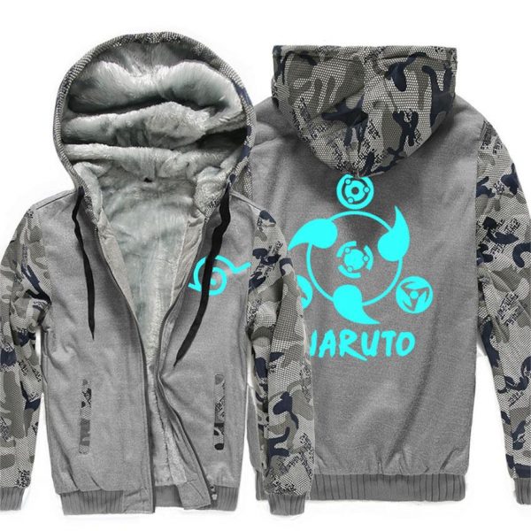 Naruto  Jackets - Solid Color Naruto Anime Series Super Cool Luminous Fleece Jacket