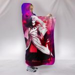 Naruto Obito And Madara In Sage Mode Hooded Blanket - Pink Blanket