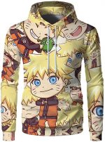 Naruto Sasuke Cute Funny Unisex 3D Print Long Sleeve Hoodie Sweater