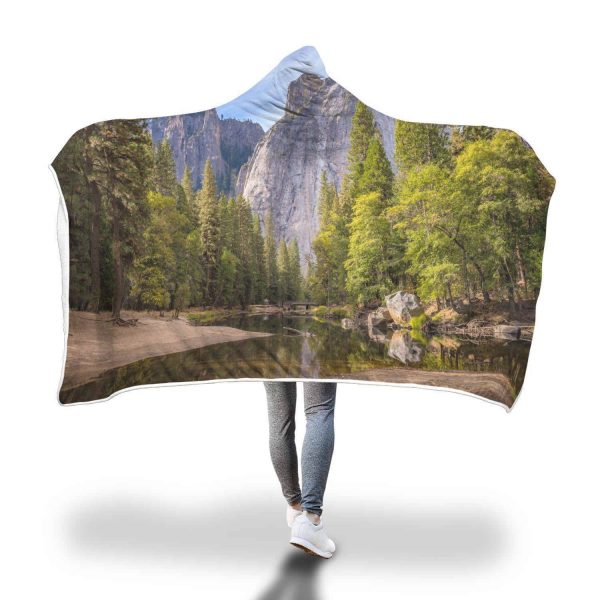 Natural Landscapes Hooded Blanket - Yosemite Half Dome Blanket