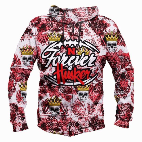 Nebraska Cornhuskers Hoodies - Pullover Red Hoodie