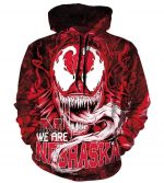 Nebraska Cornhuskers Venom Hoodies - Pullover Red Hoodie