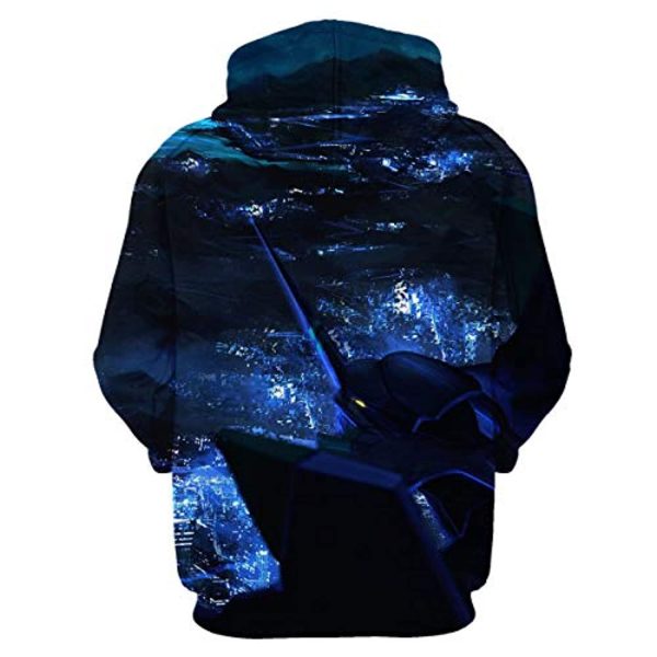 Neon Genesis Evangelion Hoodies - EVA 3D Print Cosplay Hoodie Sweatshirt with Front Pocket