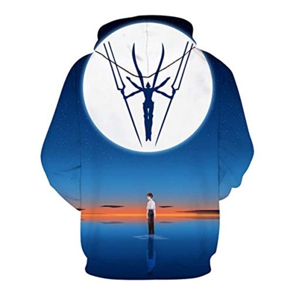 Neon Genesis Evangelion Hoodies - EVA 3D Print Cosplay Hoodie Sweatshirt with Front Pocket