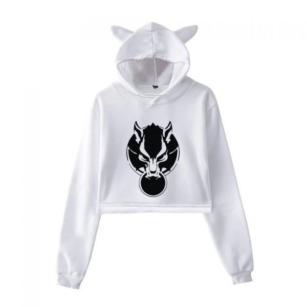 New Final Fantasy VII Girls Multicolor Short Harajuku Leisure FF7 Hoodies