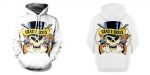 New Music Hoodie——Guns N' Roses 3D Print “Skull in a Top Hat” Hoodies