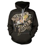 New Music Hoodies—— Guns N' Roses Unisex 3D Print Hoodies with Sexy Girl