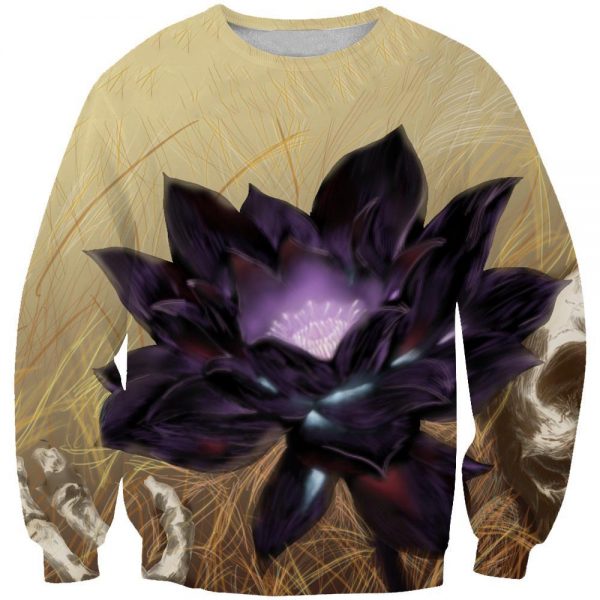 Nicol Bolas Lotus Card Hoodies - Magic the Gathering Black Lotus Pullover Hoodie