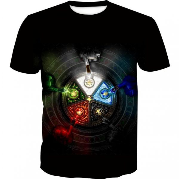 Nicol Bolas Magic the Gathering Hoodies- Five Mana Color Pullover Hoodie