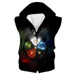 Nicol Bolas Magic the Gathering Hoodies- Five Mana Color Pullover Hoodie