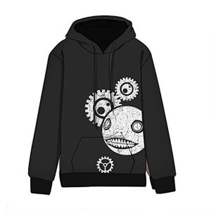 Nier Automata Hoodies - Black Pullover Hooded Sweater