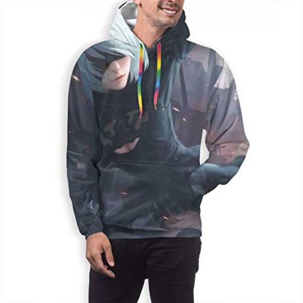 Nier Automata Hoodies - YoRHa No 2 Type B 2B 3D Print Pullover Hooded Sweater