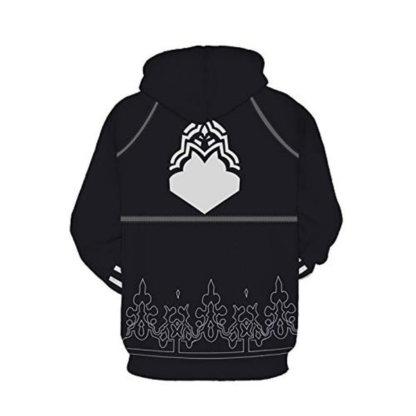 Nier Automata Hoodies - YoRHa No 2 Type B 2B 3D Print Pullover Hooded Sweater