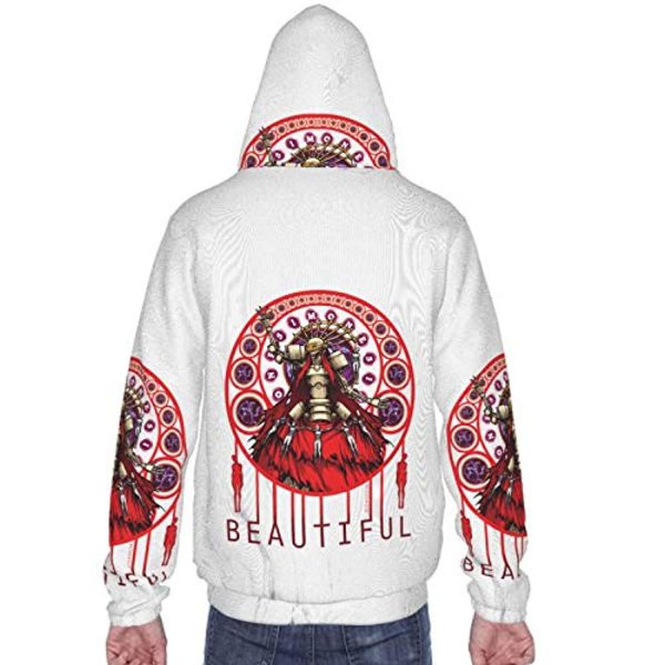 Nier Automata Hoodies - YoRHa No 2 Type B 2B 3D Print Zip Up Hooded Sweater for Teens