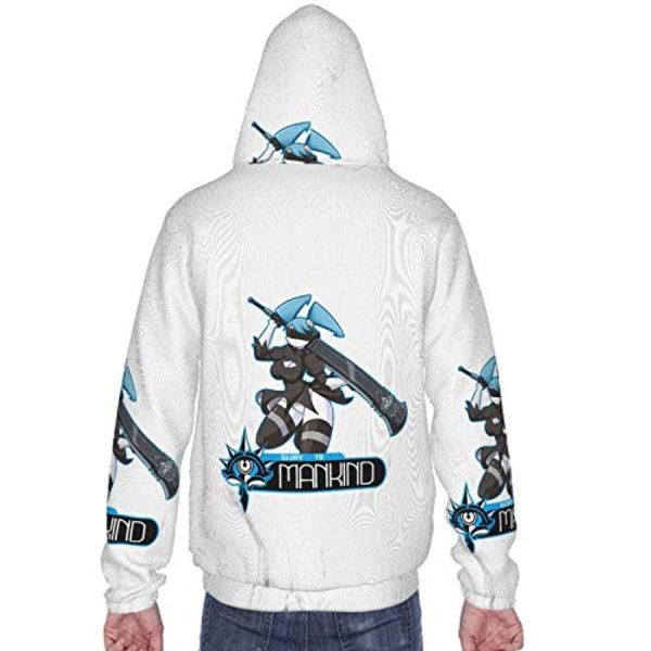 Nier Automata Hoodies - YoRHa No 2 Type B 2B 3D Print Zip Up Hooded Sweater for Teens