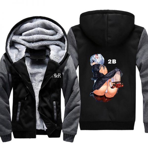 NieR: Automata Jackets - Solid Color NieR: Automata Game Character 2B Super Cool Jacket