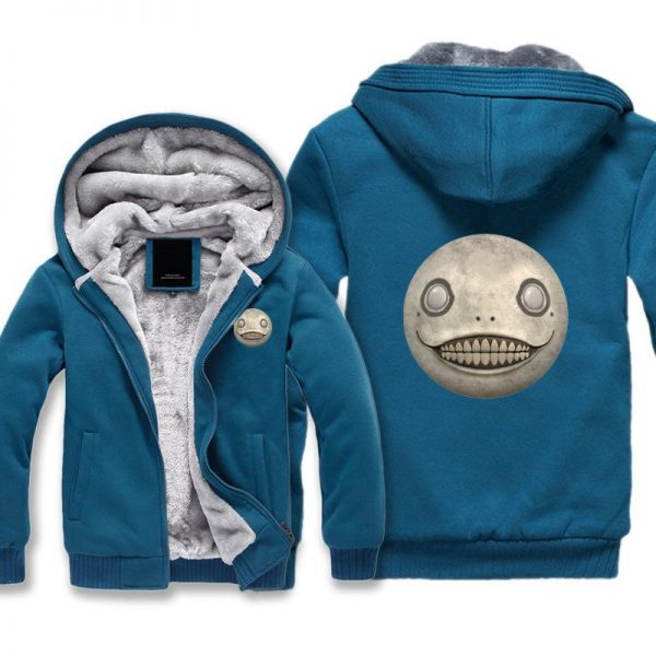 NieR: Automata Jackets - Solid Color NieR: Automata Grey Smiley Face Super Cool Jacket