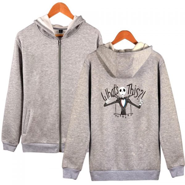 Nightmare Before Christmas Jack Hoodies - Nightmare Before Christmas Hoodies - Jack Christmas Zip Up Hoodie