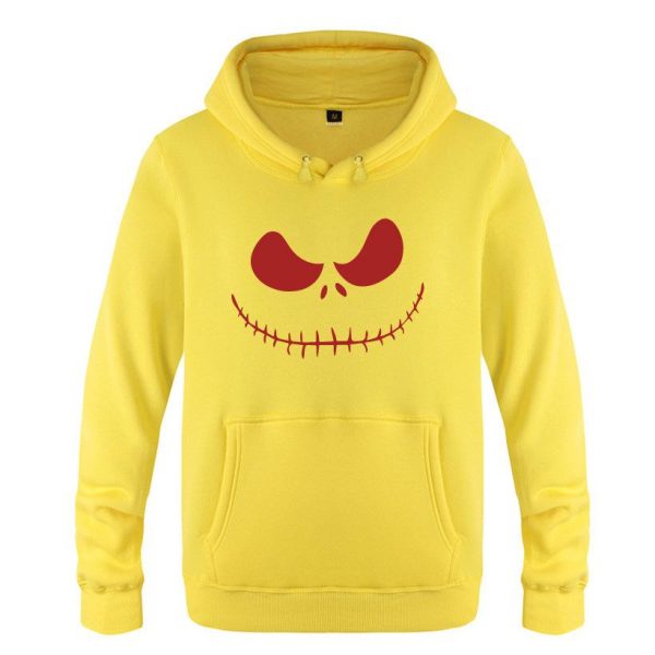 Nightmare Before Christmas Jack Hoodies - Nightmare Before Christmas Hoodies - Cool Jack Red Eyes Christmas Hoodie